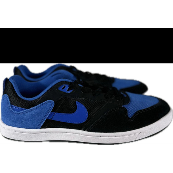 MENS SIZE 9 Nike SB Alleyoop Skate Shoe Blue/ Black Solarsoft CJ0882-004 NEW